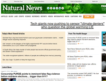 Tablet Screenshot of naturalnews.com